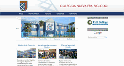 Desktop Screenshot of colegiosigloxxi.cl